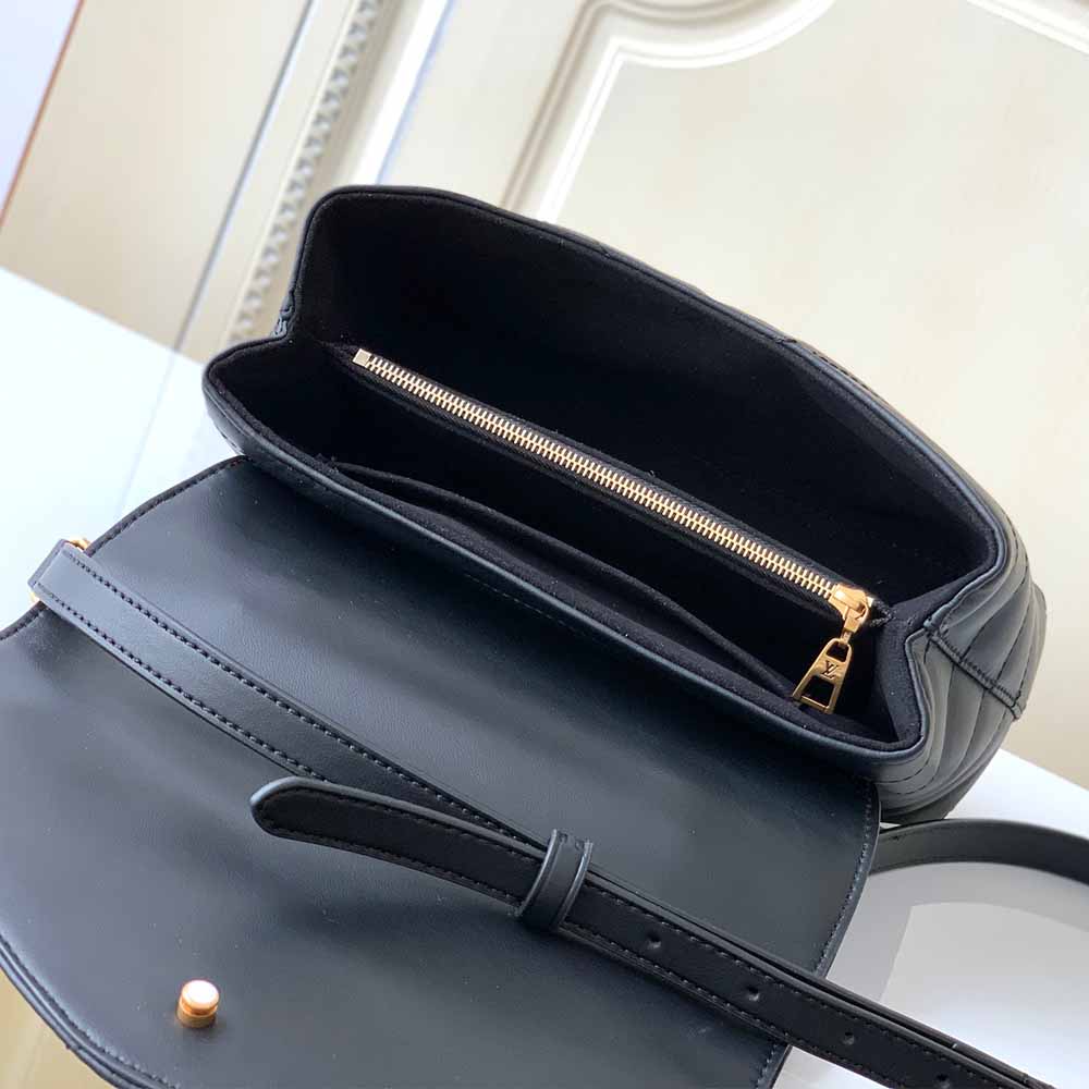 Louis Vuitton LV Women Hold Me Top-Handle Bag Black Smooth Cowhide