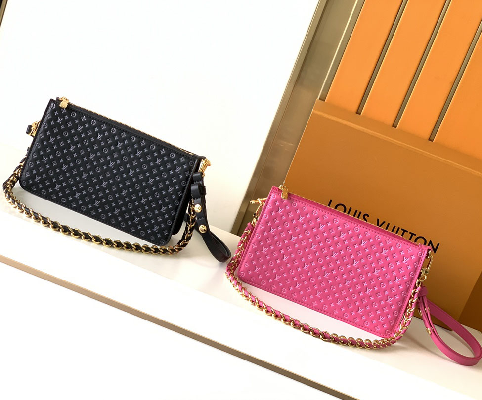 Louis Vuitton COMPARISONS Lexington VS Easy Pouch on Strap LV Unboxing  Nanogram Pink #luxurypl38 